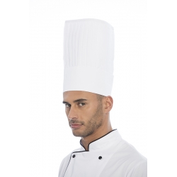 Gorro cozinheiro com goma em sarja poliéster-algodão