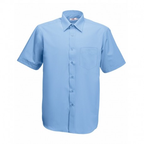 Camisa Manga Curta Poplin - 55% Algodão / 45% Poliéster